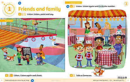 01 Friends and family 绘本故事第2页