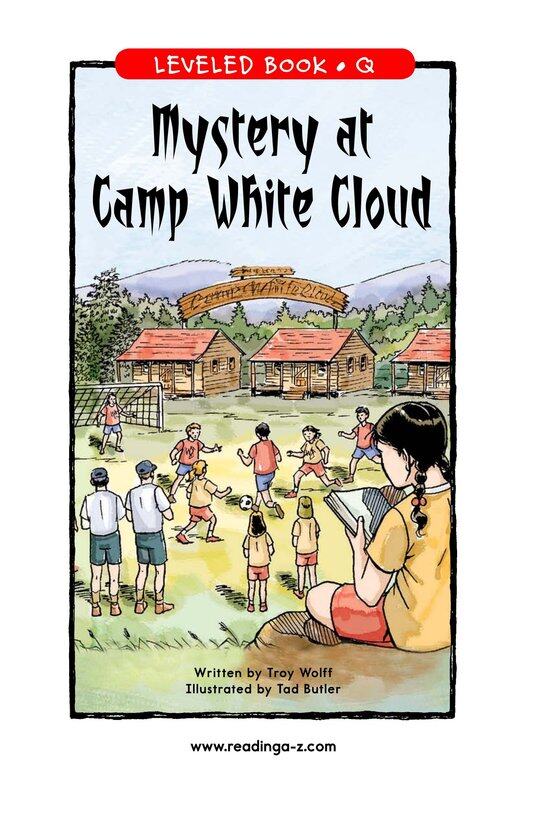Mystery at Camp White Cloud绘本故事第2页