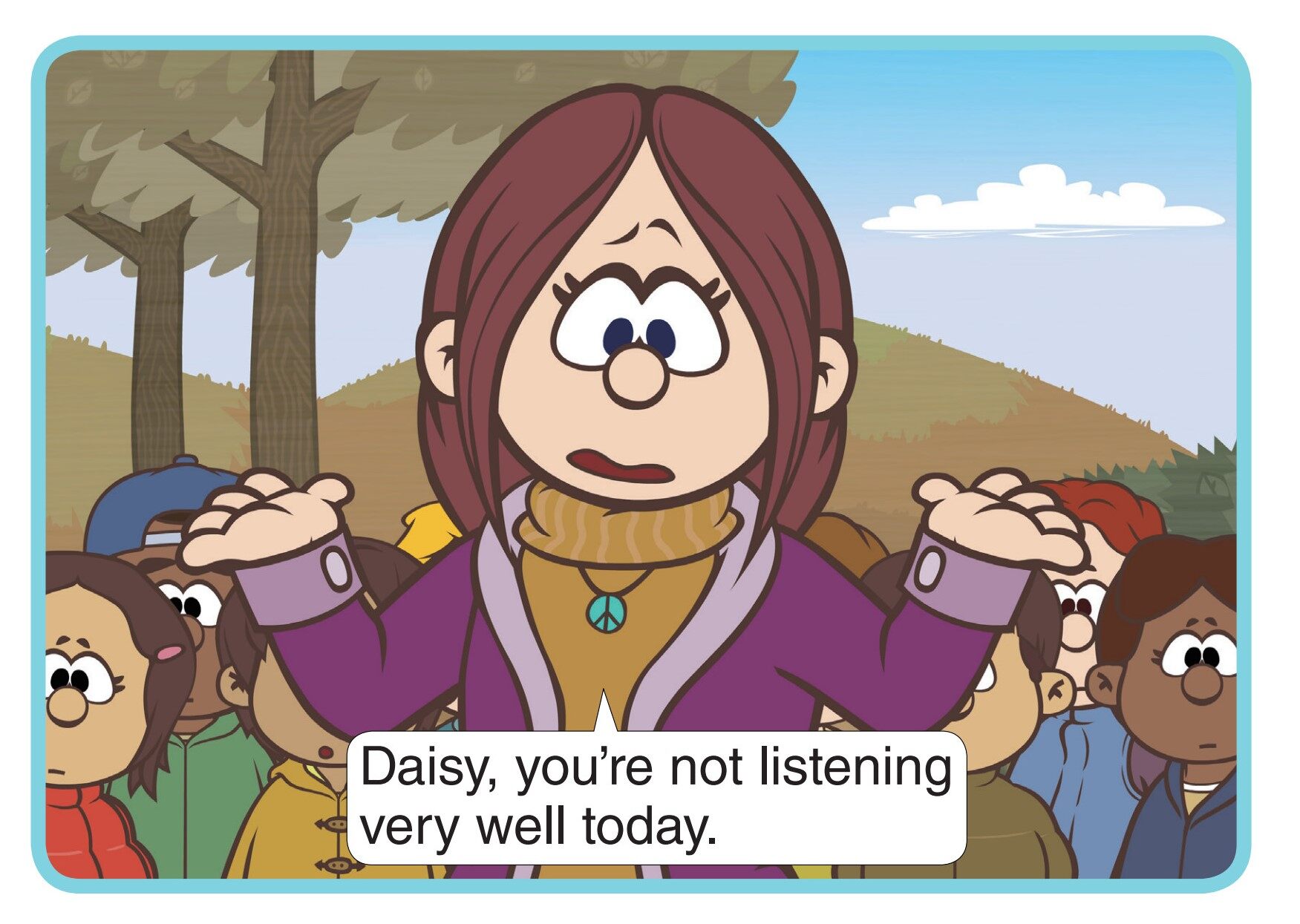 I'm Sorry, Miss Gray绘本故事第3页