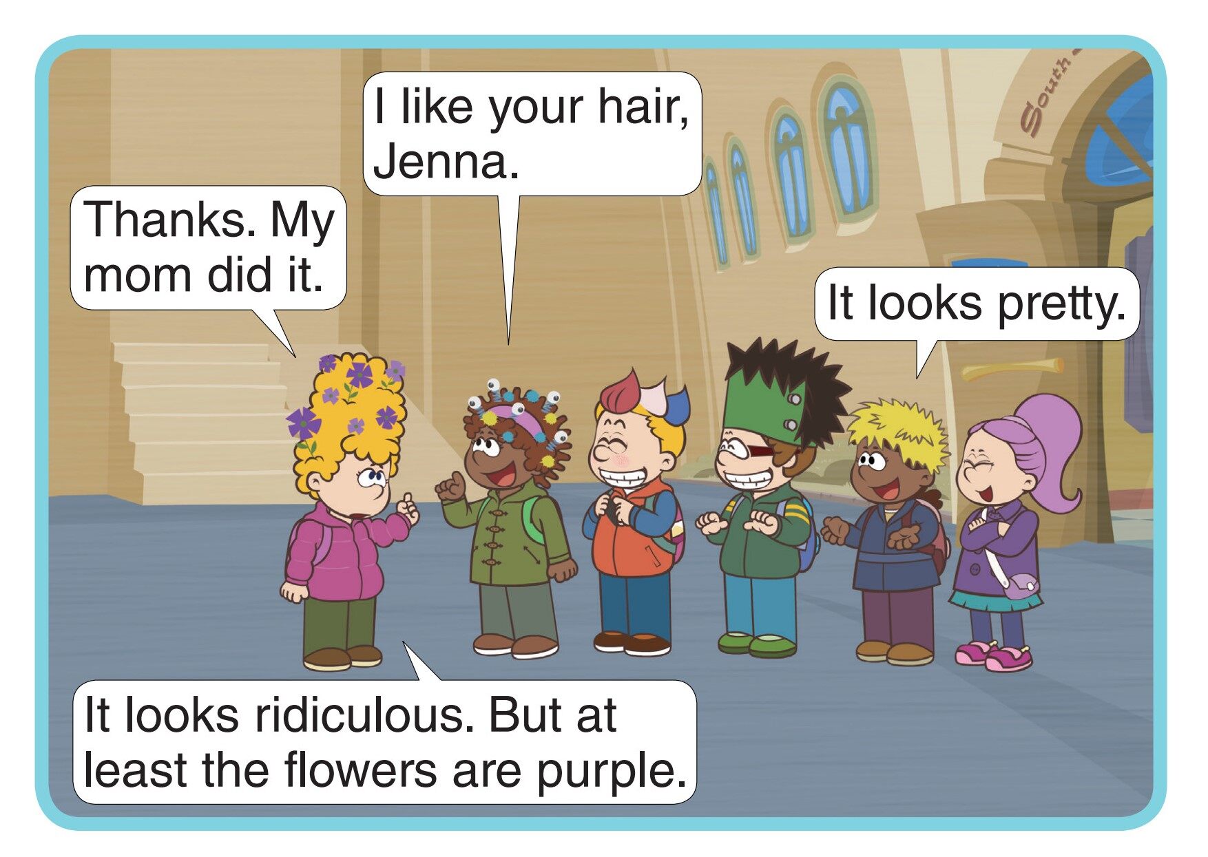 Silly Hair Day绘本故事第3页