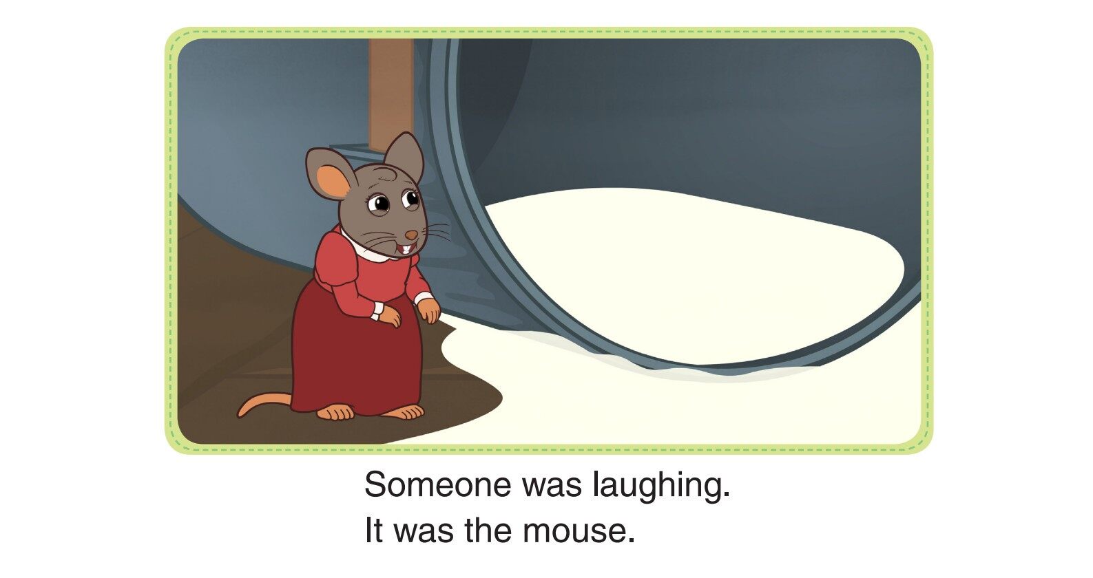 Tom Kitten Drinks Milk -Milk Spills绘本故事第4页