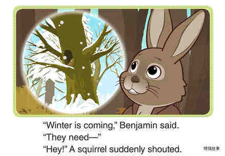 Peter and Benjamin Have a Feast 2_The Nut Thief绘本故事第4页