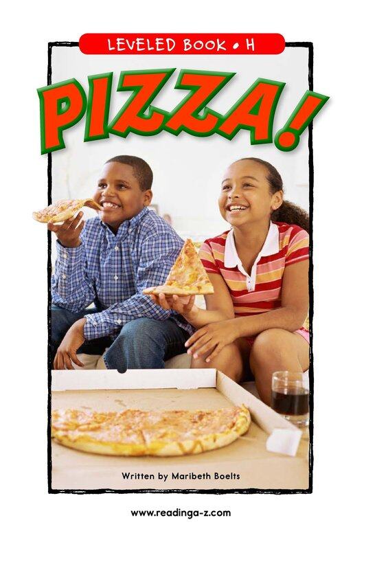 PIZZA!绘本故事第2页