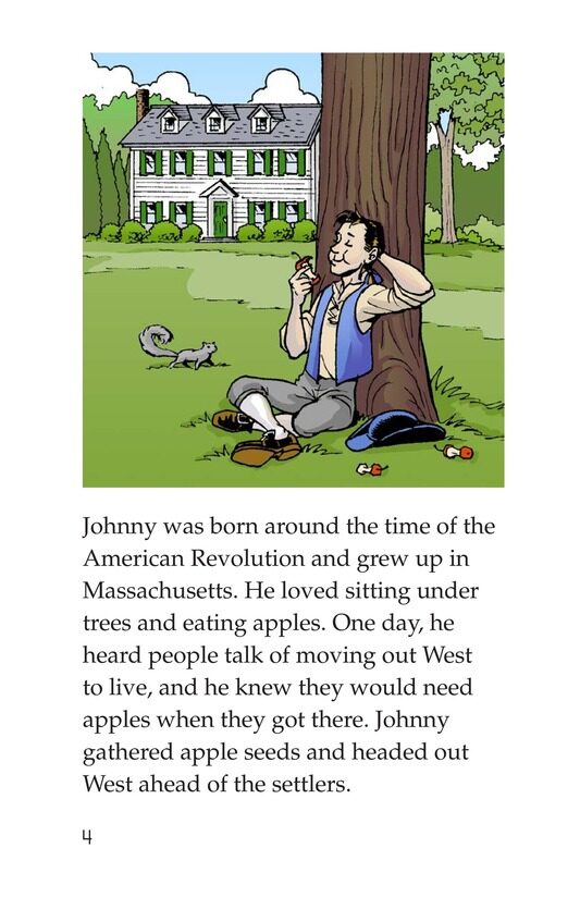 Johnny Appleseed Heads West绘本故事第4页