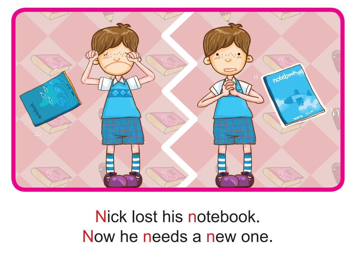 'N' words -  Nick's New Things绘本故事第2页