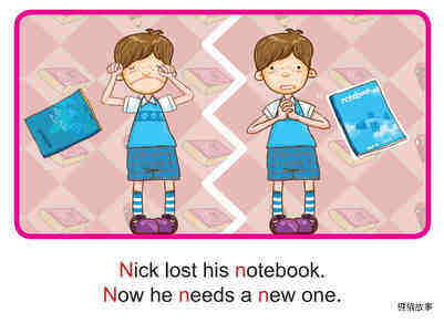 'N' words -  Nick's New Things绘本故事第2页