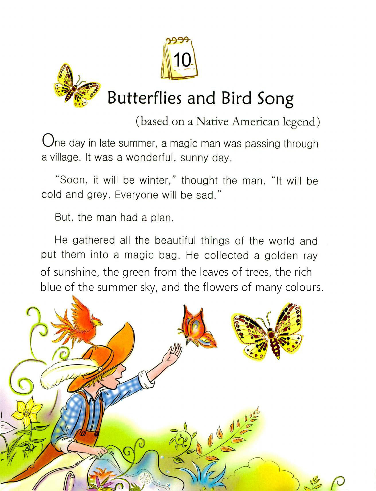 Butterflies and Bird Song绘本故事第2页