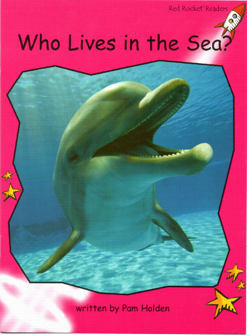 who lives in the sea？绘本故事第2页