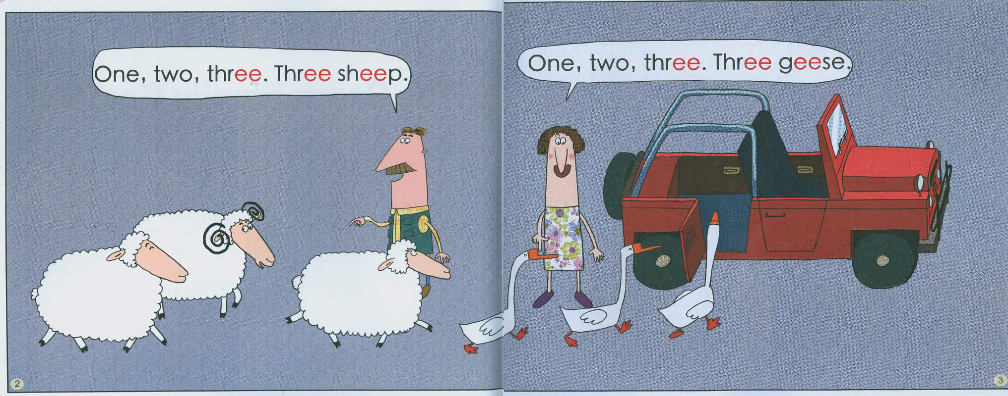 The Green Family Goes out绘本故事第3页