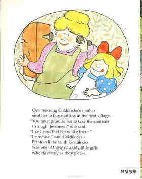 Goldilocks and the three Bears绘本故事第4页