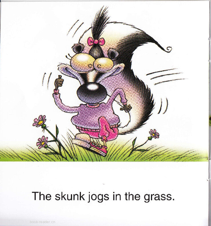 The Skunk Jogs绘本故事第5页