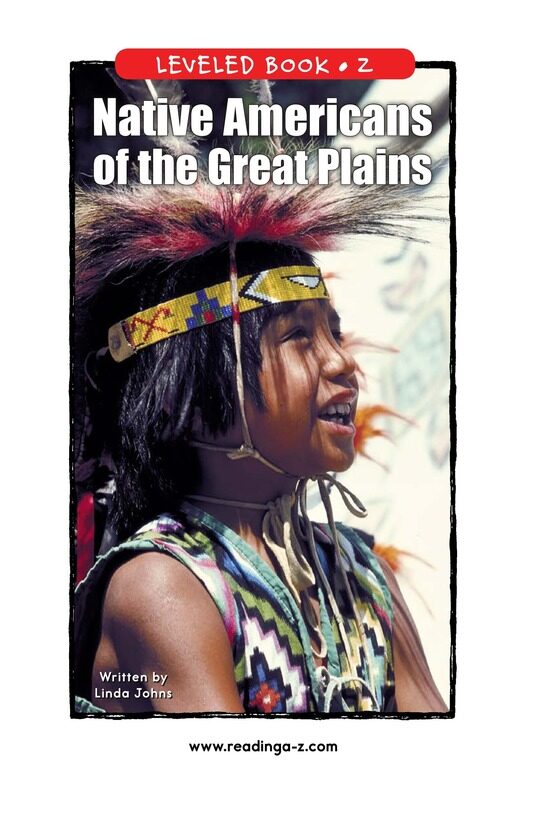 Native Americans of the Great Plains绘本故事第2页