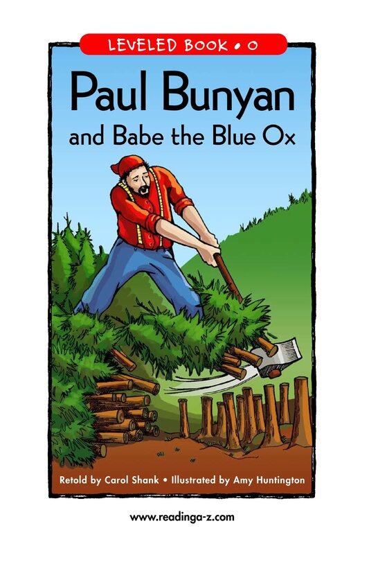 Paul Bunyan and Babe the Blue Ox绘本故事第2页
