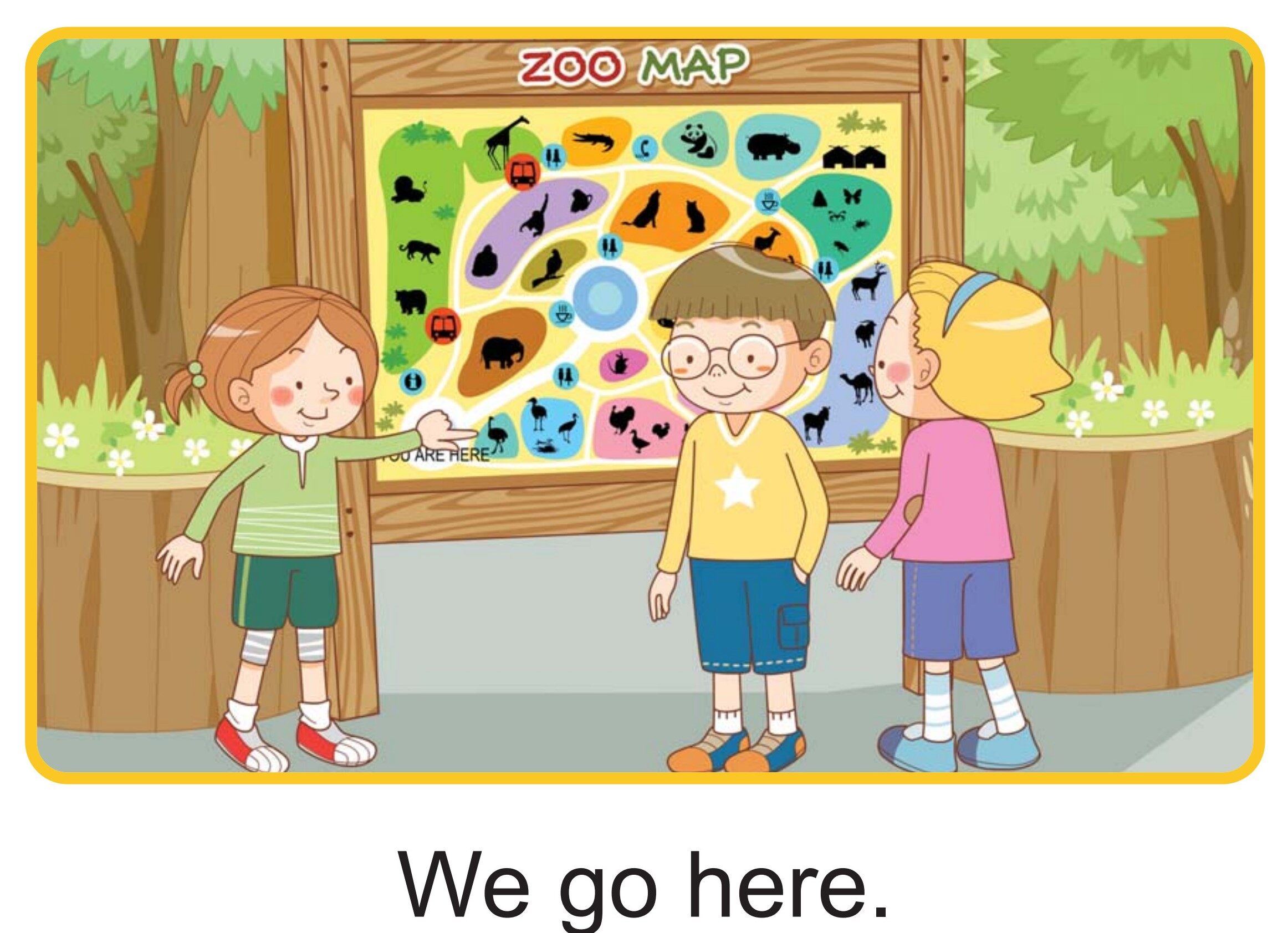 At the Zoo绘本故事第2页