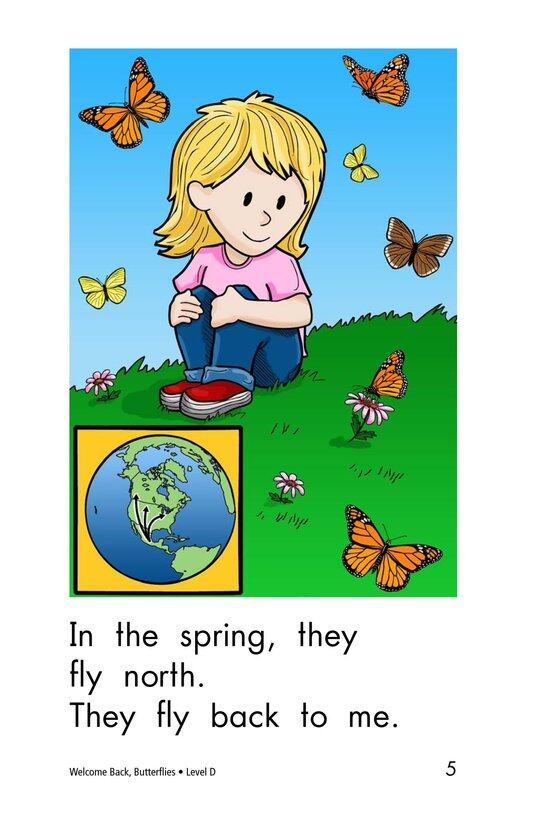 Welcome Back,Butterflies绘本故事第5页