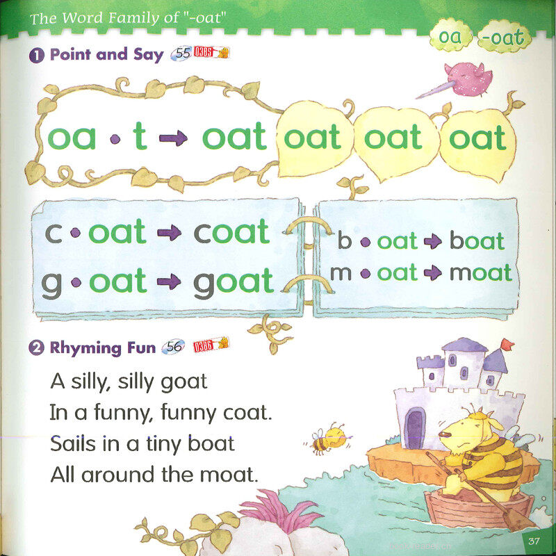 5 The Vowel Pair 'oa'绘本故事第4页