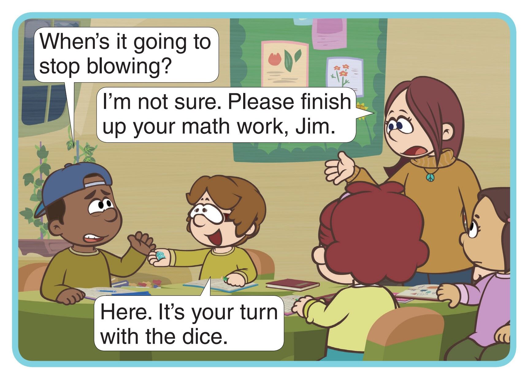 The Stormy Day绘本故事第4页