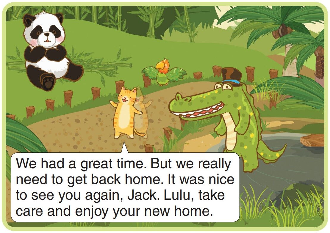 Going by Train绘本故事第4页