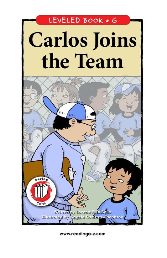 Carlos Joins the Team绘本故事第2页