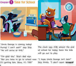 G1 Bey U3W1 Uncle George Is Coming!绘本故事第4页