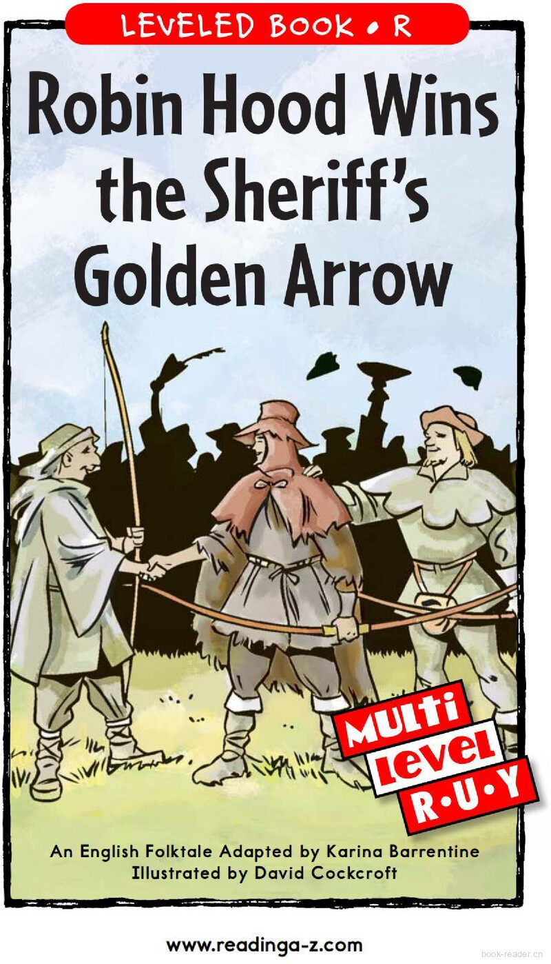 Robin Hood Wins the Sheriff's Golden Arrow绘本故事第2页
