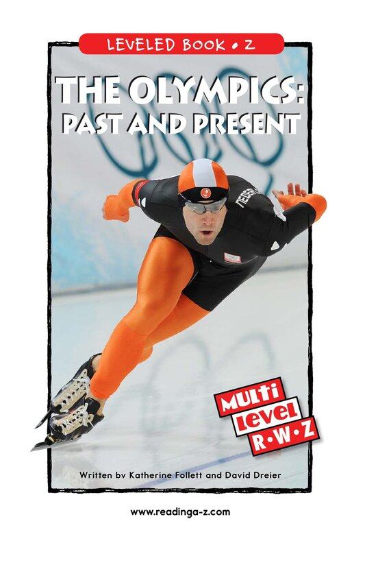 The Olympics Past and Present绘本故事第2页