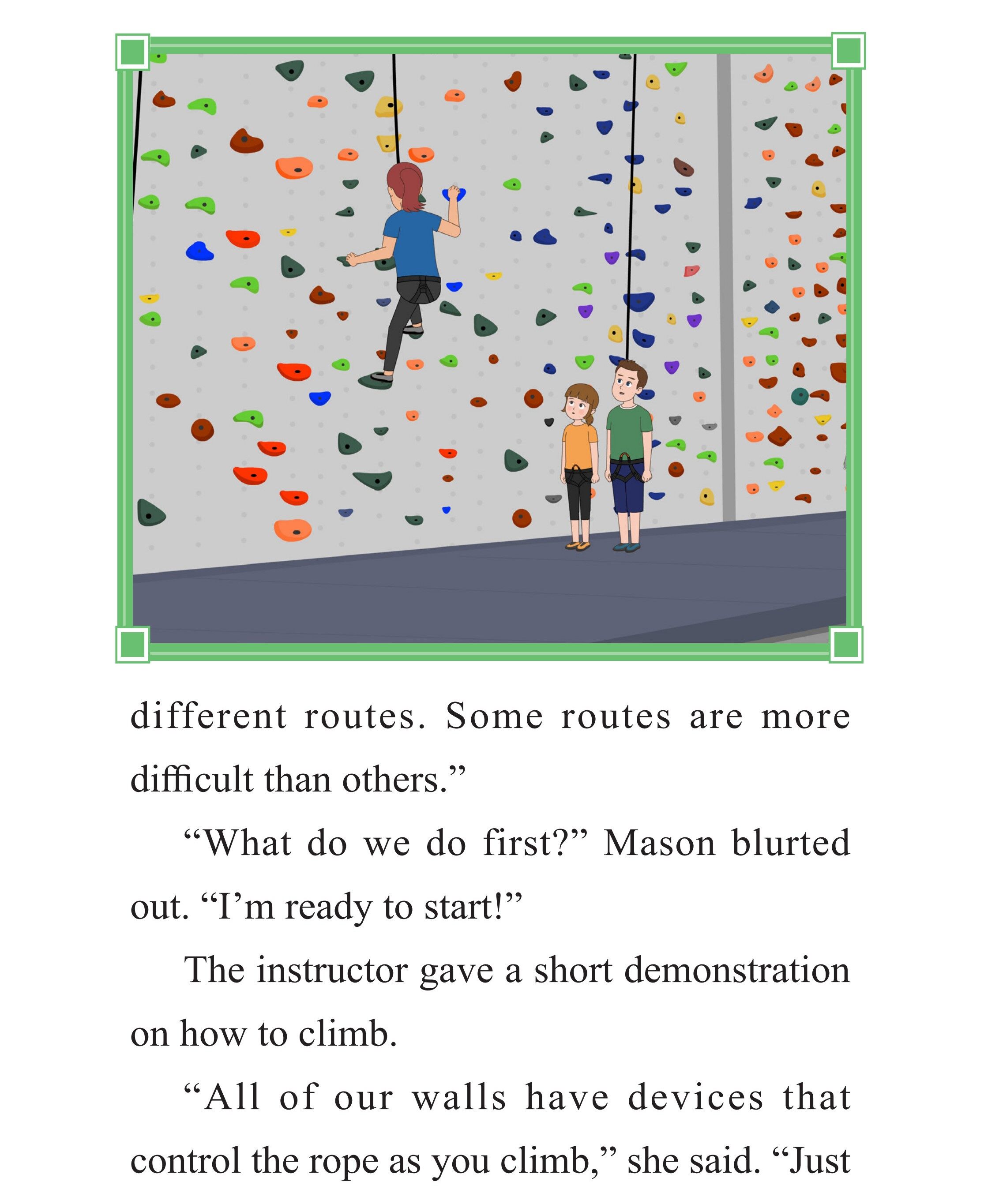 Climbing Up the Wall绘本故事第5页