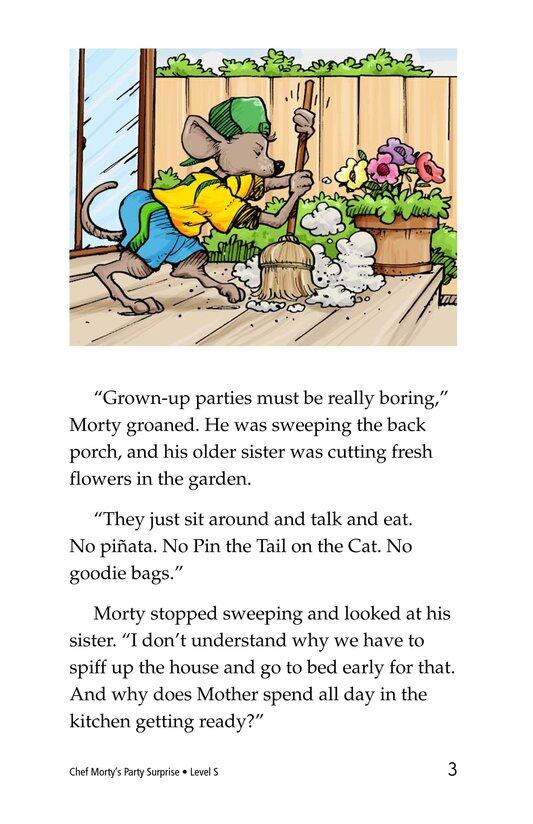 Chef Morty's Party Surprise绘本故事第3页