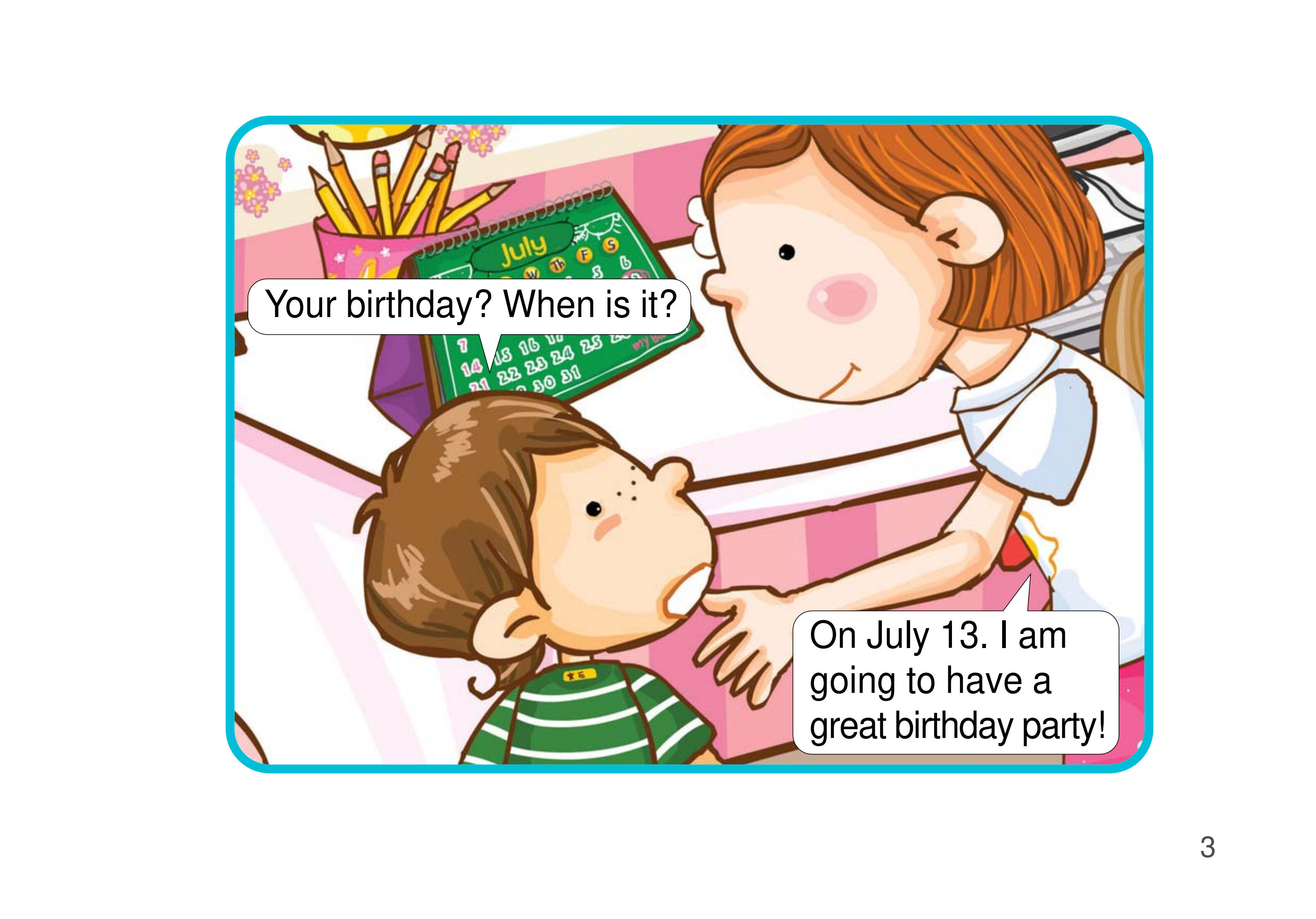 A Summer Birthday绘本故事第4页