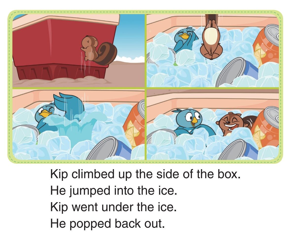 Ice Cubes!绘本故事第5页