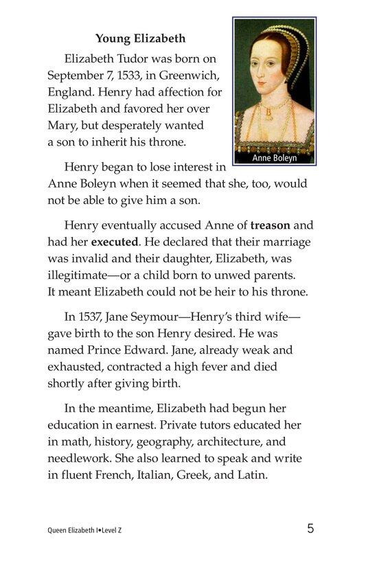 Queen Elizabeth I绘本故事第4页