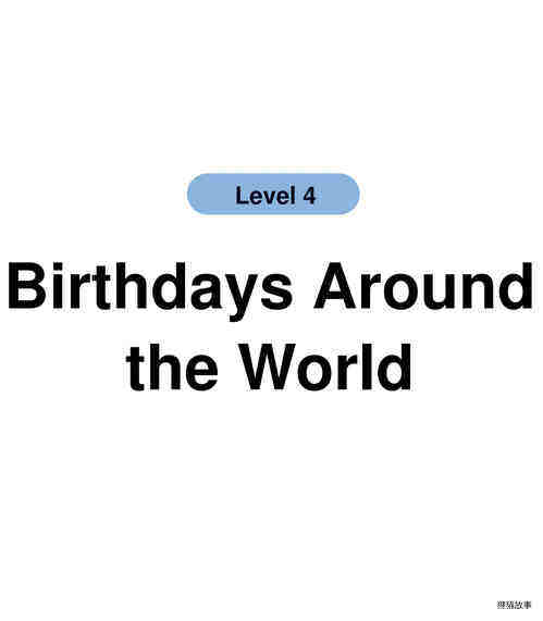 Birthdays Around the World绘本故事第2页