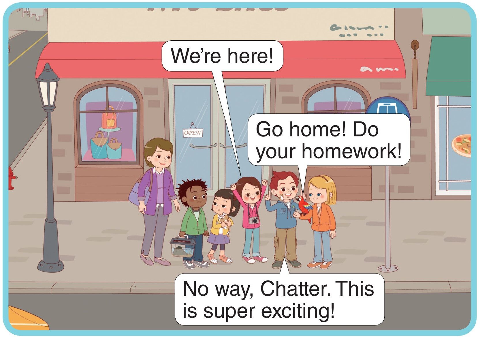 The Trip to the Zoo绘本故事第5页