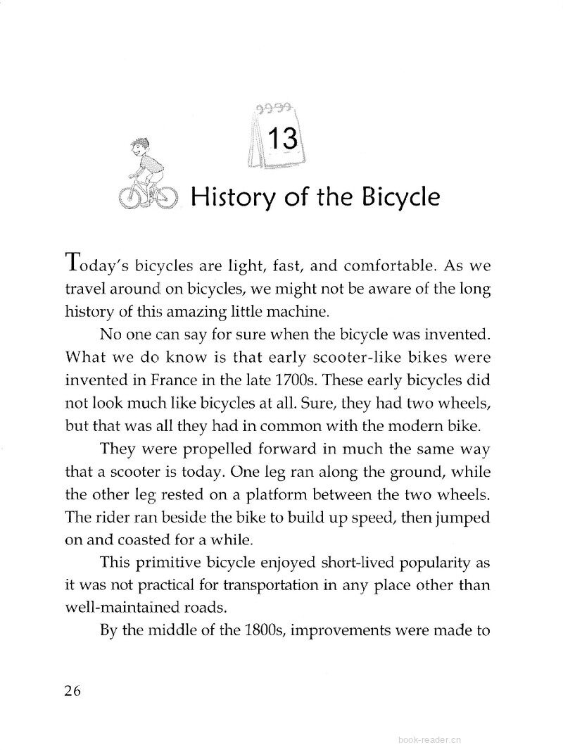 History of the Bicycle绘本故事第2页
