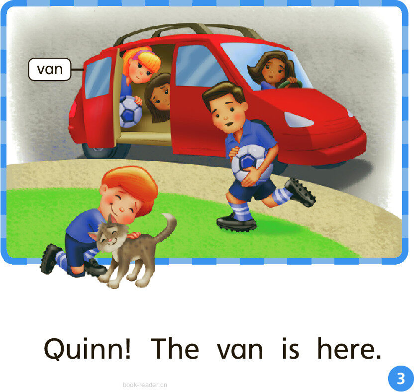 GK ELL U08W1 Run, Quinn!绘本故事第4页