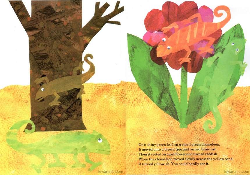 (14周)The Mixed-Up Chameleon绘本故事第3页