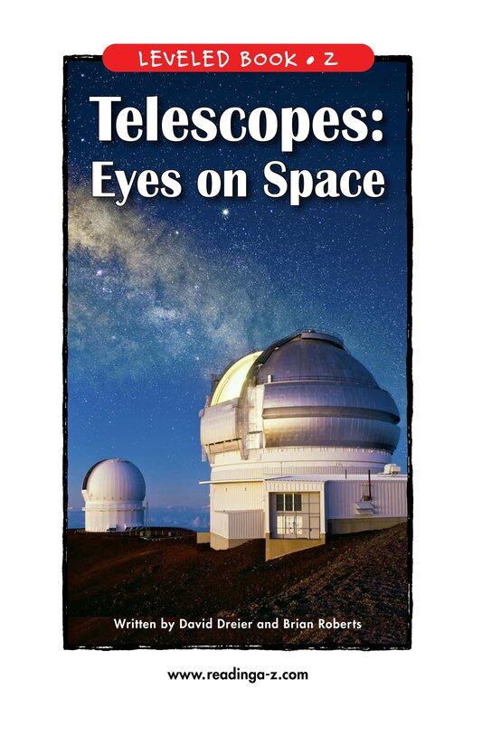 Telescopes Eyes on Space绘本故事第2页