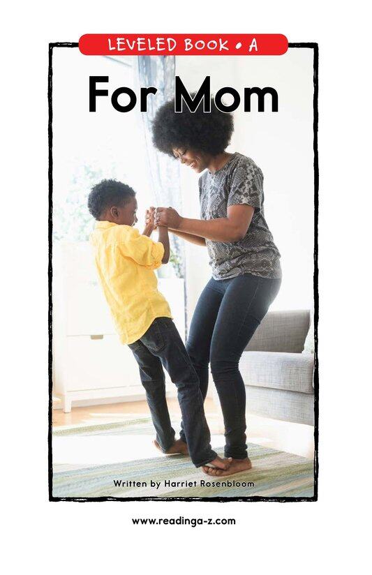 For Mom绘本故事第2页