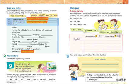 3A Unit 1 I like English绘本故事第5页