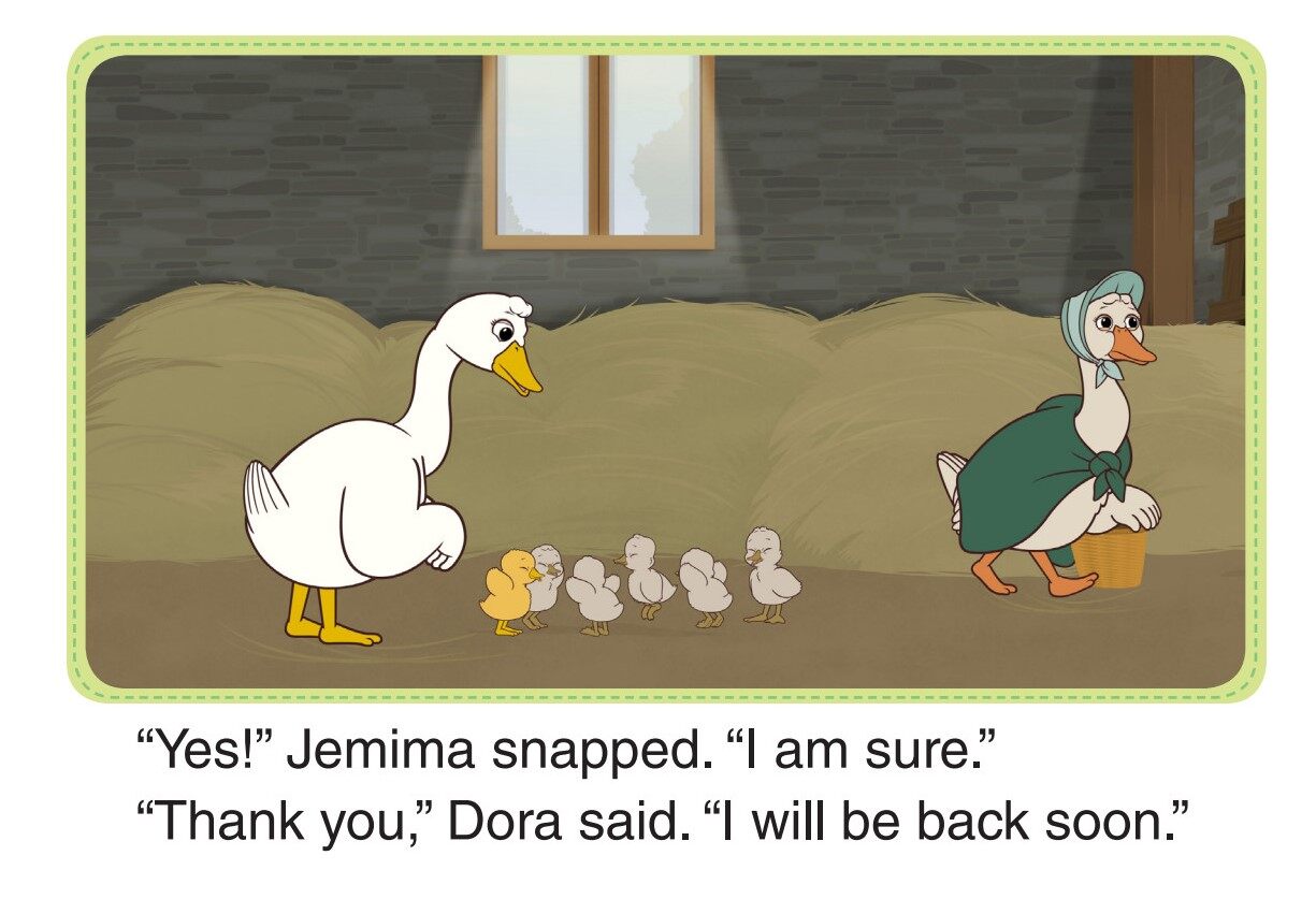 Jemima Takes Care of the Ducklings 2_More Babies绘本故事第5页