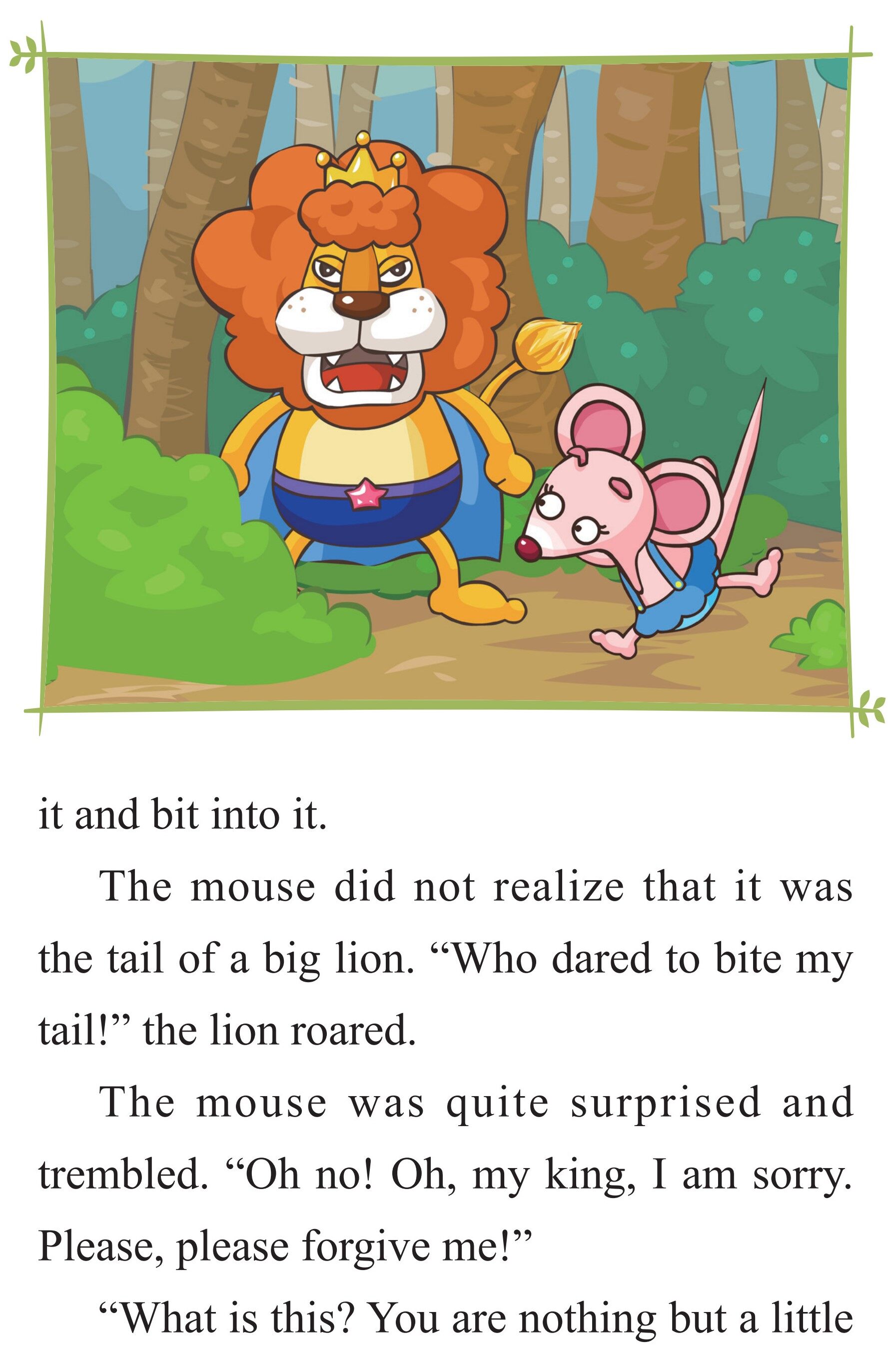 The Lion and the Mouse绘本故事第4页
