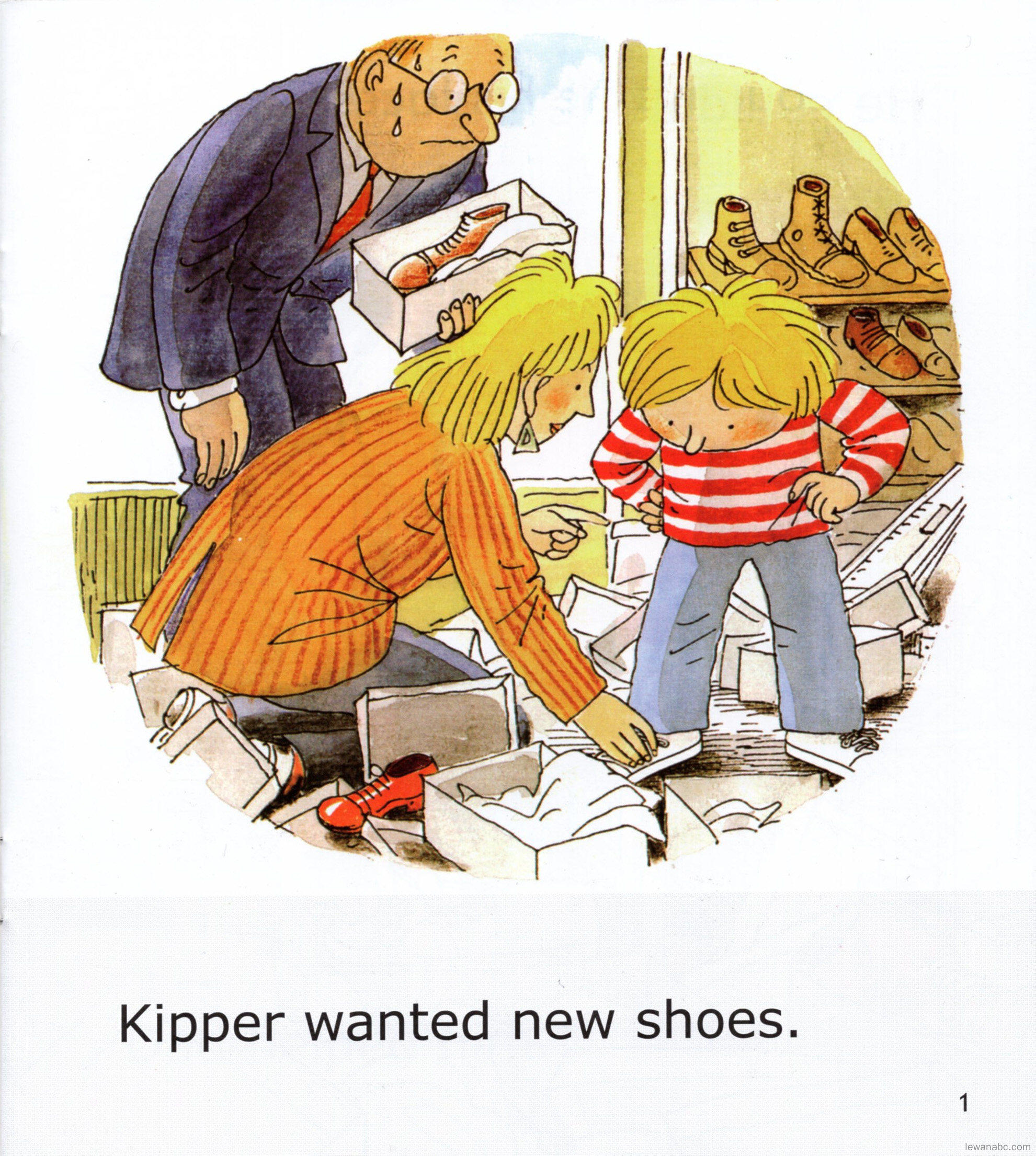 Kipper's Laces绘本故事第3页
