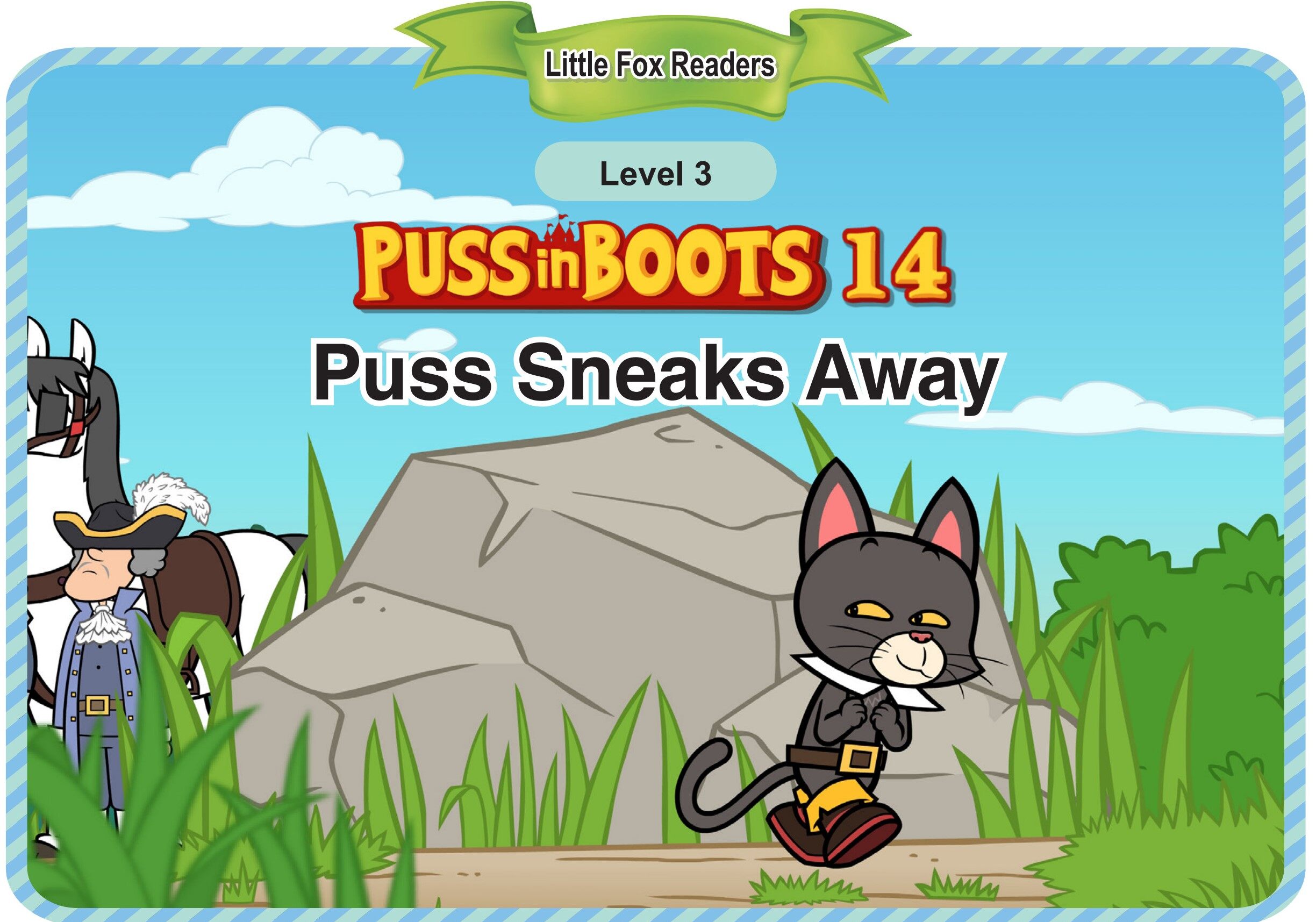 Puss Sneaks Away绘本故事第2页