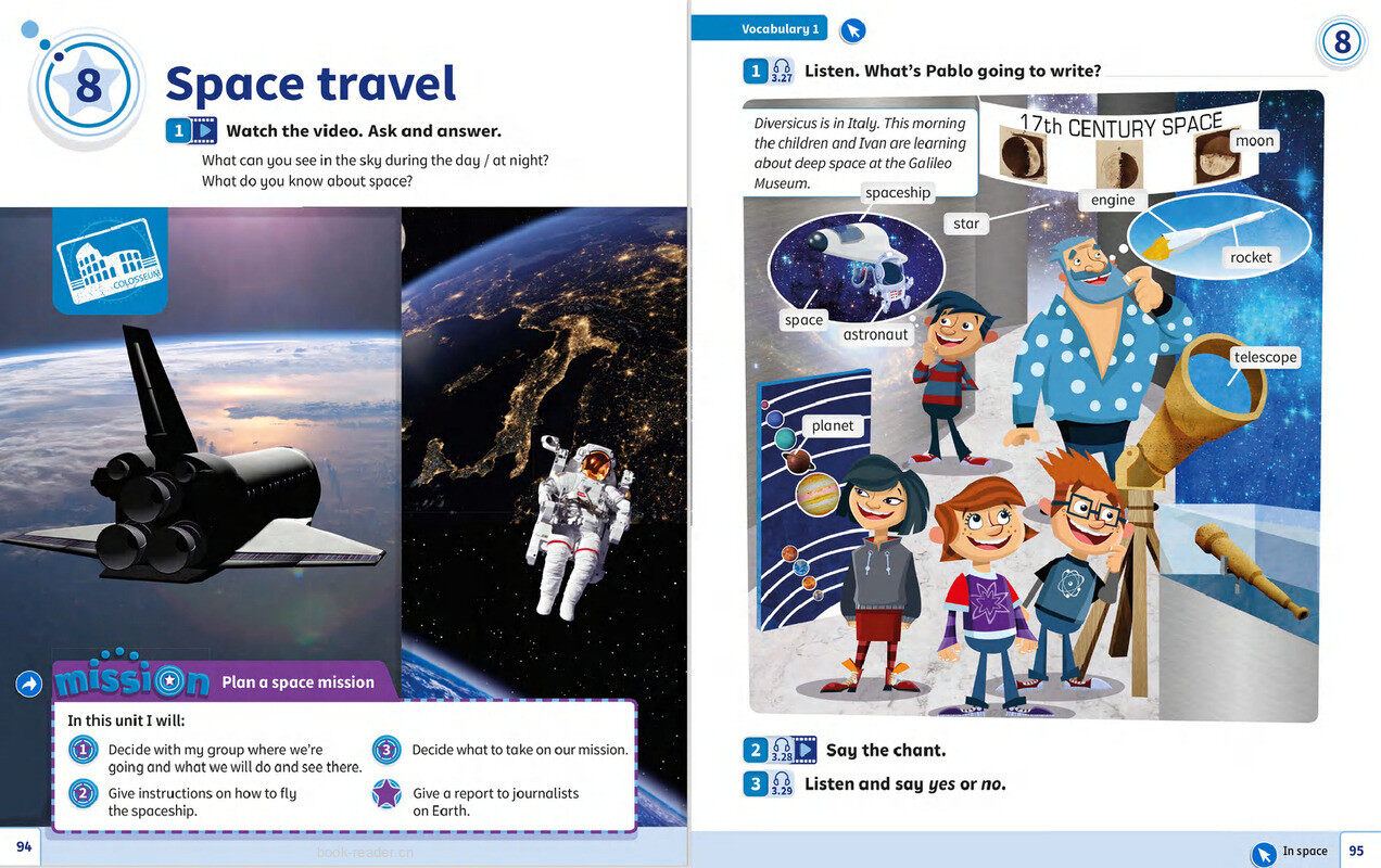 08 Space travel绘本故事第2页