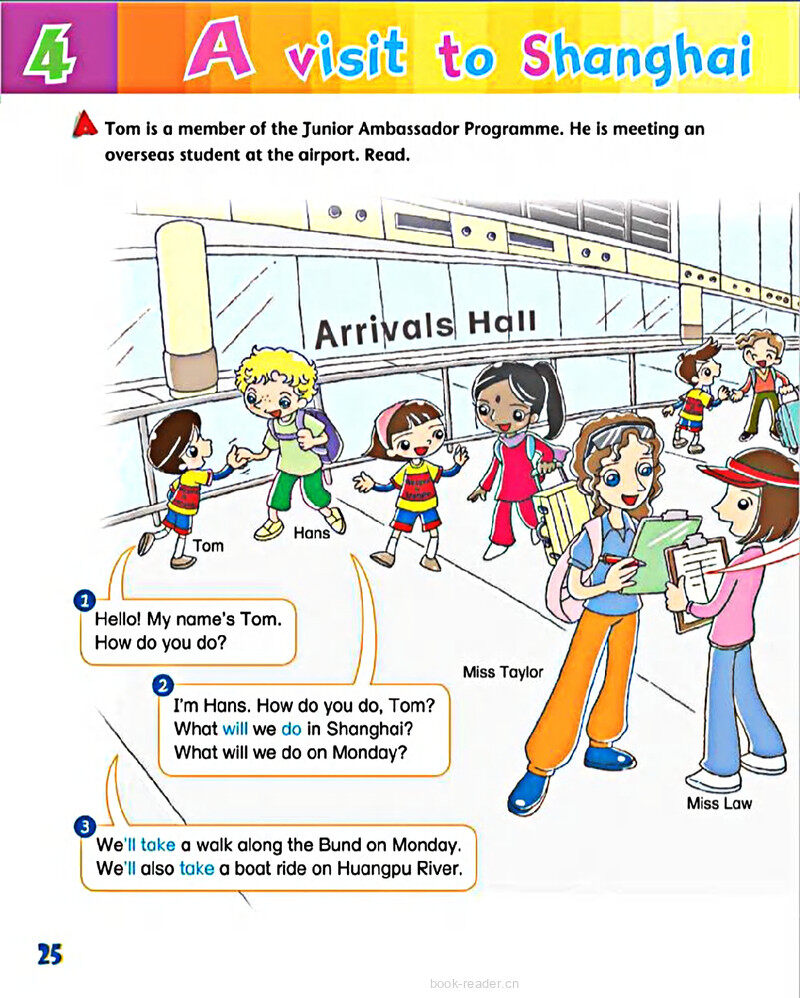 4 A visit to Shanghai绘本故事第3页