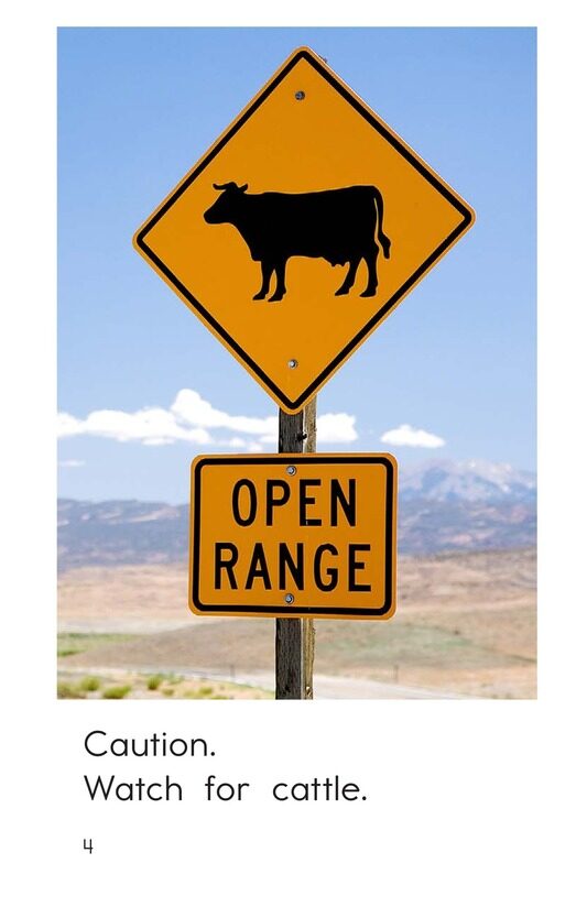 Animal Caution Signs绘本故事第4页