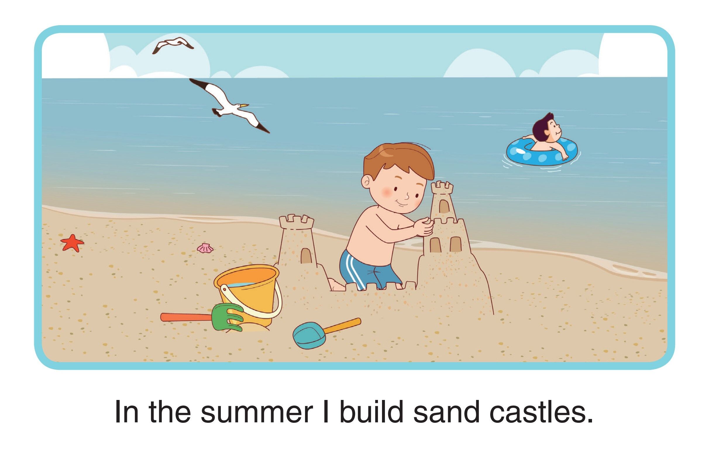 Summer and Winter Fun绘本故事第2页