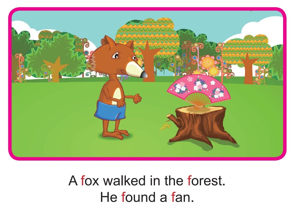 'F' words -  The Fox in the Forest绘本故事第3页