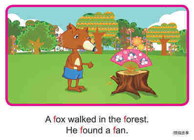 'F' words -  The Fox in the Forest绘本故事第3页