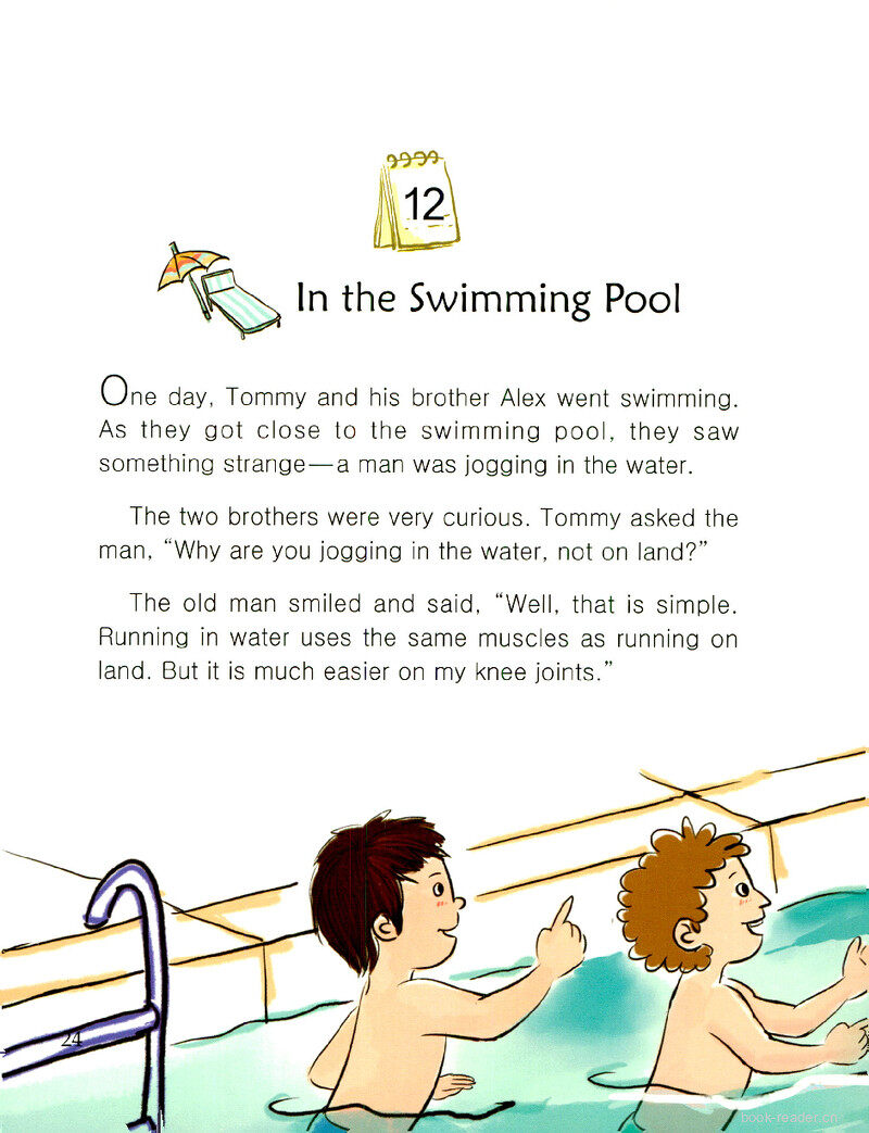 In the Swimming Pool绘本故事第2页